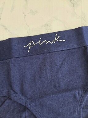 Victoria's Secret PINK Logo Cotton Hiphugger Hipster Panties XL NWT